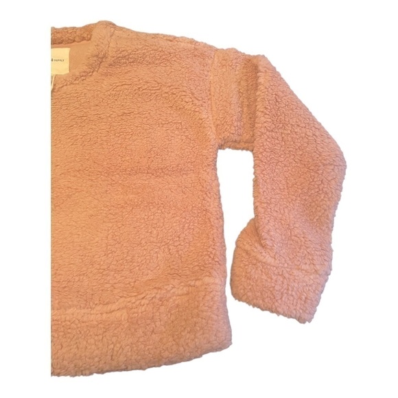 THREAD & SUPPLY Crewneck Pullover Sweater In Blush - Picture 4 of 9